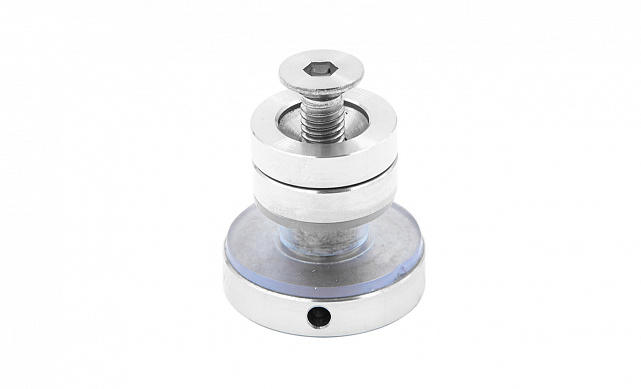 Крепление трека к стеклу AISI 304 шлифованное t449 SSS  6 Крепление трека к стеклу AISI 304 шлифованное t449 SSS  6