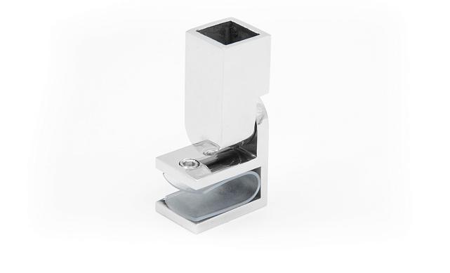 Крепежный элемент регулируемый, глухой для трубы 15х15 мм, полированный t803 PSS 3