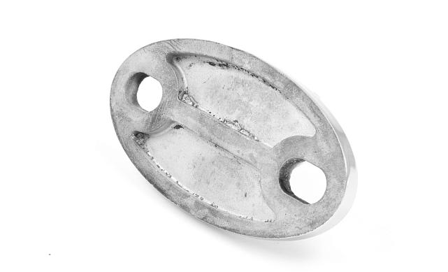 Крепление ванты(тяги) козырька к стене (AISI316), литое, полированное k658-16 8