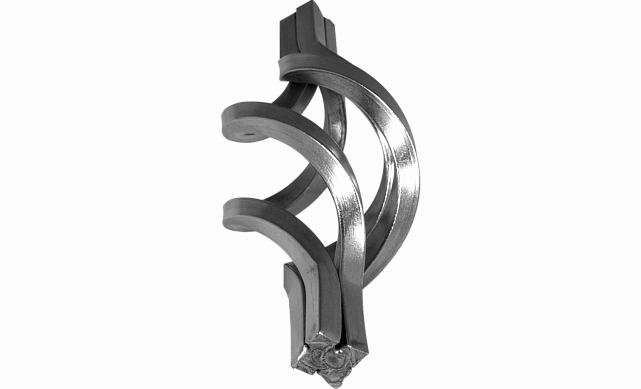 Декоративная вставка (корзинка) для стойки Ø25 мм, k388 5 Декоративная вставка (корзинка) для стойки Ø25 мм, k388 5