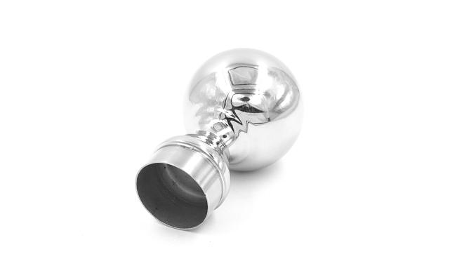 Наконечник шар на стойку Ø50.8 мм, литой, полированный, AISI 304, k075 4