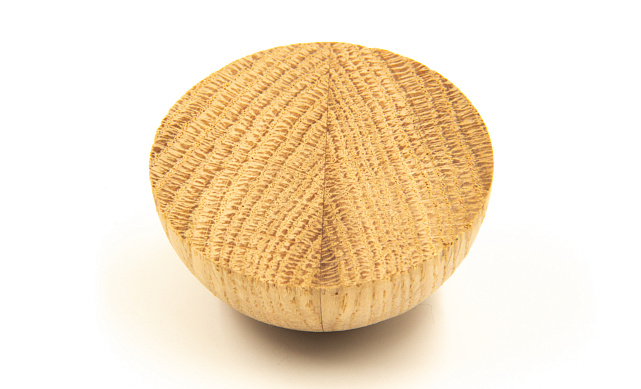 Заглушка для деревянного дубового поручня Ø50.8 мм Ф-0842  3 Заглушка для деревянного дубового поручня Ø50.8 мм Ф-0842  3