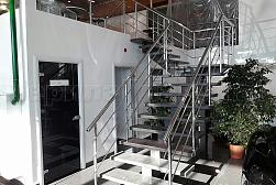 Перила для лестниц из металла в Воронеже. Готовые проекты ПерилаГлавСнаб - фото 18