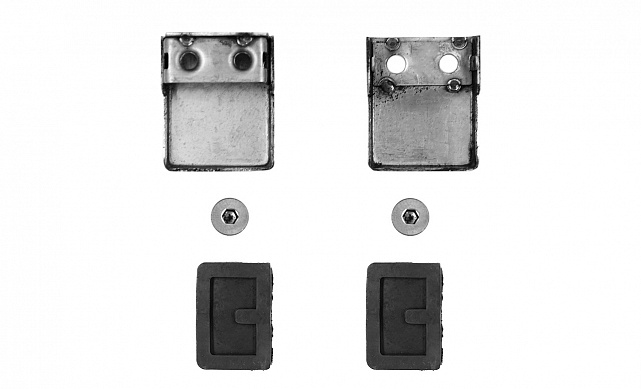 Стеклодержатель штампованный, под стекло 10 мм (5+5 мм), квадратный под стойку Ø38.1 мм (40х24х48 ) полированный AISI 304 k351-10 6 Стеклодержатель штампованный, под стекло 10 мм (5+5 мм), квадратный под стойку Ø38.1 мм (40х24х48 ) полированный AISI 304 k351-10 6