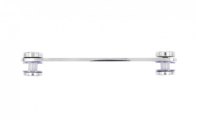 Стеклодержатель пластинчатый, под стекло 6-12 мм, полированный, по центрам 172х5 мм (AISI 304) k023-6 8 Стеклодержатель пластинчатый, под стекло 6-12 мм, полированный, по центрам 172х5 мм (AISI 304) k023-6 8