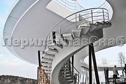 Перила для лестниц из металла в Воронеже. Готовые проекты ПерилаГлавСнаб - фото 5