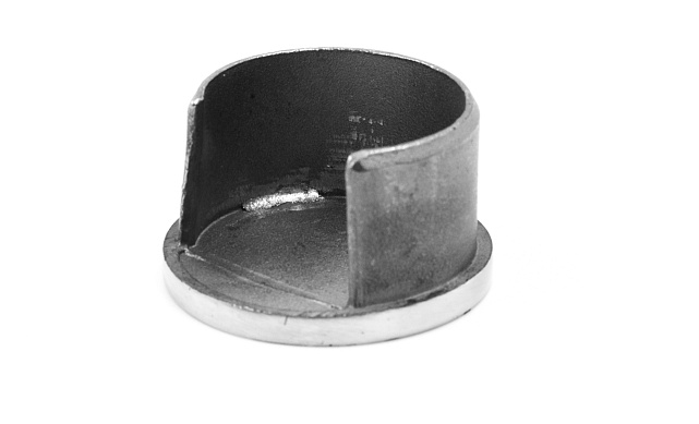 Заглушка для поручня с пазом Ø42.4 мм, 5х34 мм полированная (AISI 304) k099-3  3 Заглушка для поручня с пазом Ø42.4 мм, 5х34 мм полированная (AISI 304) k099-3  3