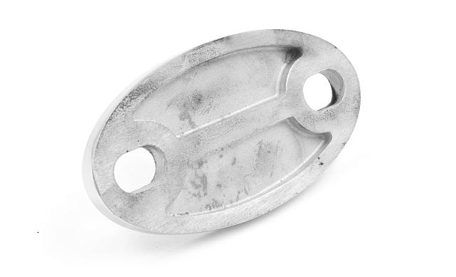 Крепление ванты(тяги) козырька к стене (AISI304), литое, полированное k658 7