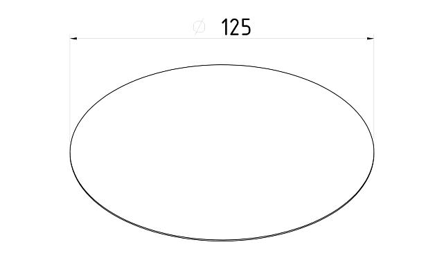Шлифовальный круг самолип. gold d.125,P.400 P-1012 3