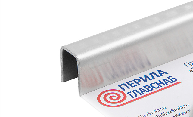 Профиль П-образный, L=2000 мм, t=1.5 мм, для стекла 10 мм, шлиф. (AISI 304) Ф-1147 5 Профиль П-образный, L=2000 мм, t=1.5 мм, для стекла 10 мм, шлиф. (AISI 304) Ф-1147 5