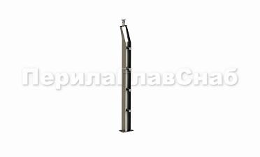 Стойка эксклюзивная с 4 ригеледержателями, крепление в пол, регулируемый ложемент (AISI 304) k787 купить в Воронеже